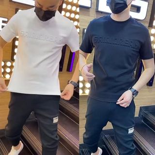 Áo Nam 3D Ba Chiều SR Chữ Tay Ngắn Phiên Bản Hàn Quốc Slim fit Nguyên Chất Cotton Đáy Áo Sơ Mi Bé Trai