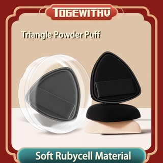 TOGEWITHU Tam Giác Bột Puffs, Mặt Mềm Trang Điểm Puff Cho Bột Rời Kem Nền Trang Điểm Bọt Biển Làm Đẹp Dụng Cụ Trang Điểm