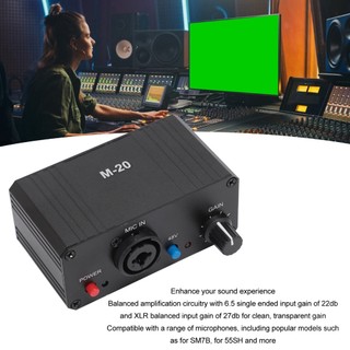Có thể bán buôn micro preamp độ lợi cao nguồn phantom 48v đầu ra xlr mic tiền khuếch đại cho năng động và condenser tăng áp washington057 hàng giao ngay