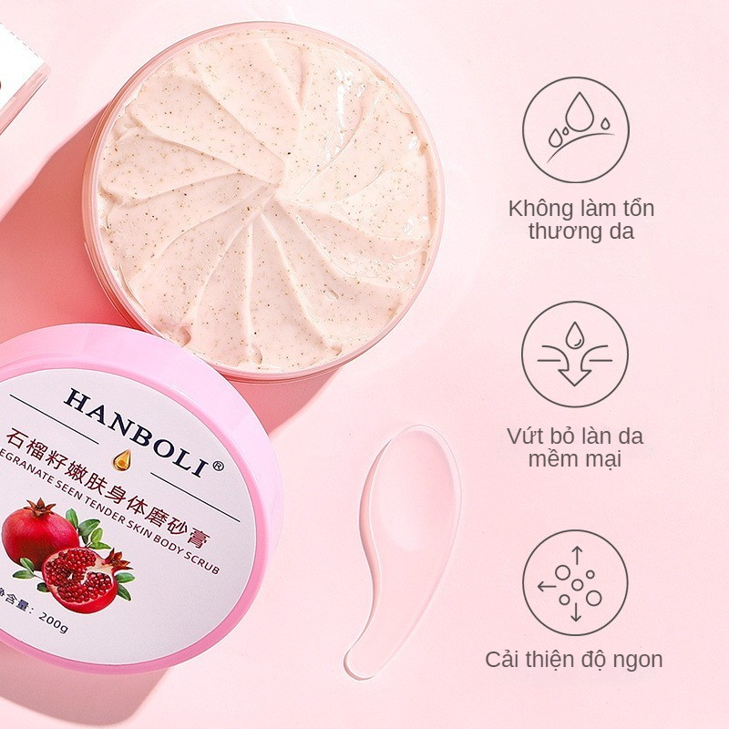 Hạt lựu Tẩy Tế Bào Chết Làm Sạch Da Làm Mềm Keratin Dưỡng Ẩm Tẩy Tế Bào Chết 200g | BigBuy360 - bigbuy360.vn