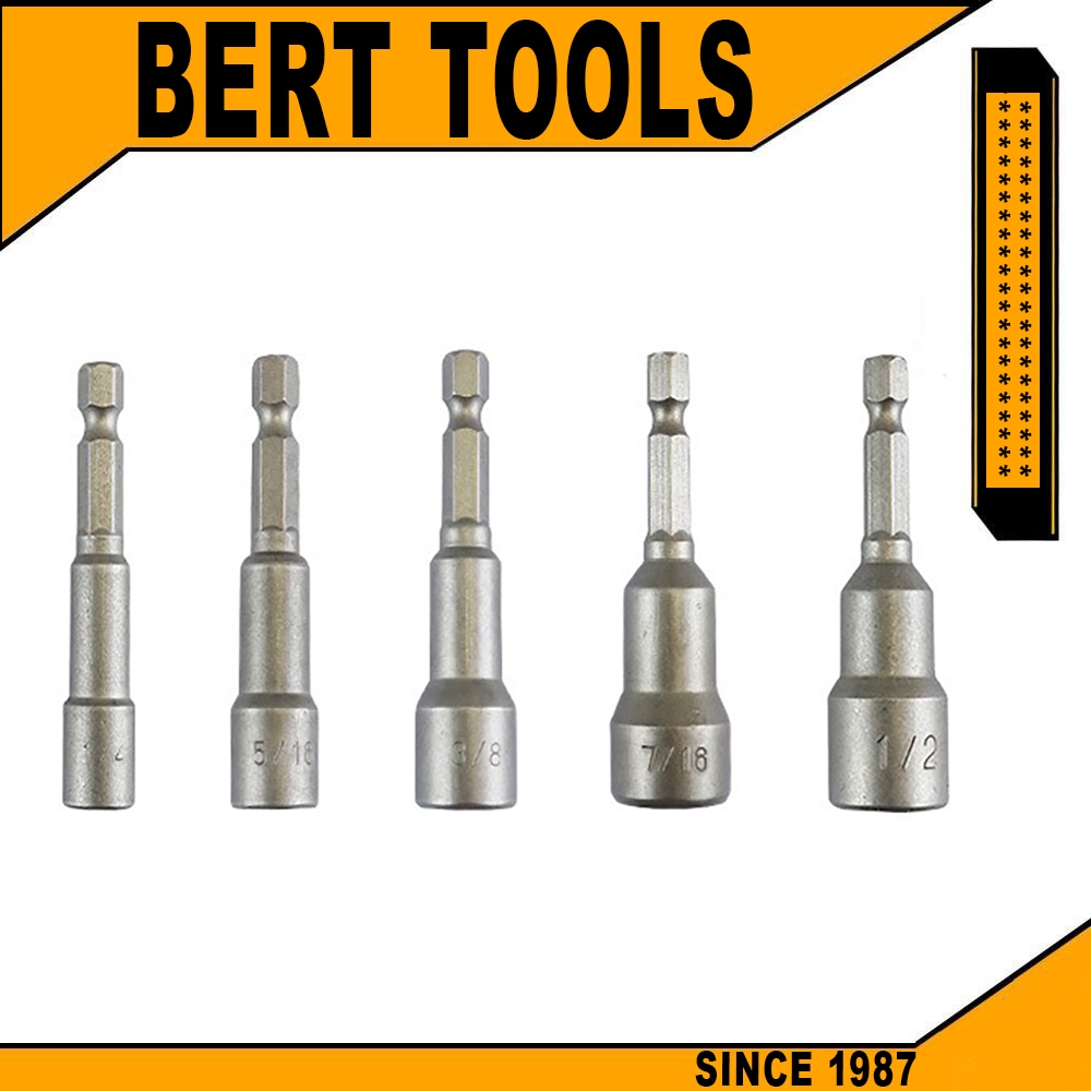 BERT🇻🇳｜Ổ cắm lục giác từ tính 65mm Hex Shank Trình điều khiển bộ định vị đai ốc từ tính 1/4 inch