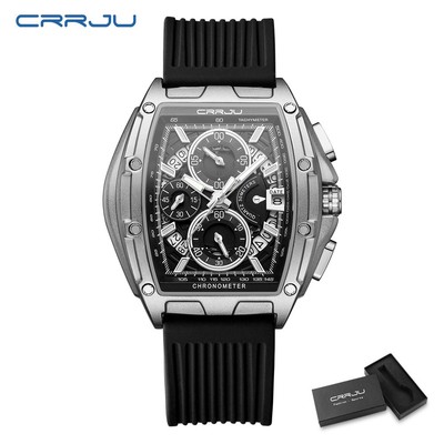 Crrju Đồng Hồ quartz Chống Thấm Nước Đa Năng Thiết Kế Sang Trọng Thời Trang Cho Nam 2317