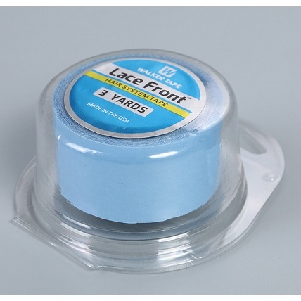 2.54cm (1inch) * 3yard Băng keo hỗ trợ phía trước ren xanh Băng dính hai mặt để mở rộng băng / Toupe