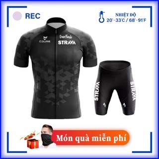 Mới Bộ Quần Áo Đua Xe Đạp Tay Ngắn Thiết Kế Năng Động Thời Trang Cho Nam/Đàn ông và phụ nữ đều có thể mặc/Quần Short Đi Xe Đạp Có Đệm Xốp Co Giãn Thoải Mái Chống Sốc