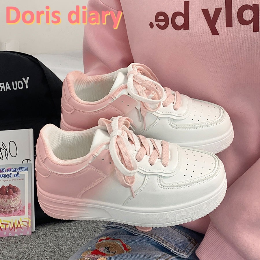 【Doris diary Giày Thể Thao Chống Trượt Thoải Mái Thời Trang Cho Nữ