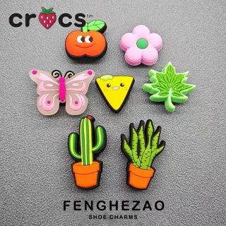  Jibbitz crocs Phụ Kiện chram crocs Trái Cây Hoạt Hình Lá Xanh Giày Được Trang Trí 2024 Mới 