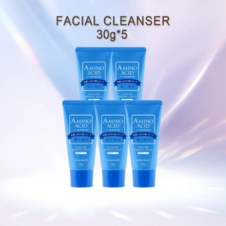 Hanajirushi 5 Cái Sữa Rửa Mặt Axit Amino 30g Kích Thước Du Lịch Làm Sạch Sâu Dưỡng Ẩm