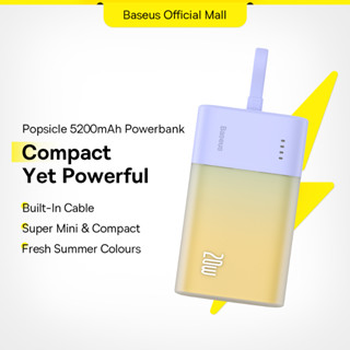 Pin Sạc Dự Phòng Baseus Mini 20W 5200mAh Tích Hợp Dây Cáp Cho Phone 14