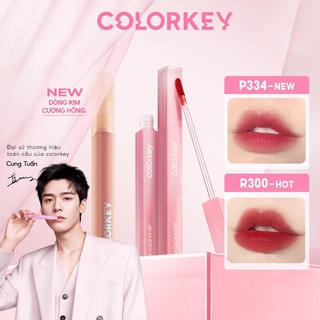 COLORKEY Watery Matte Lip Tint, Chút hơi nước ẩm, Không lem không dính 1.8g