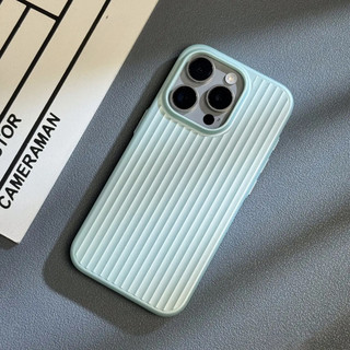 【Anti-slip strips/Corrugated stripes/Matte PC hard case/Gray】Ốp lưng compatible for iPhone 13 14 15 pro max  case