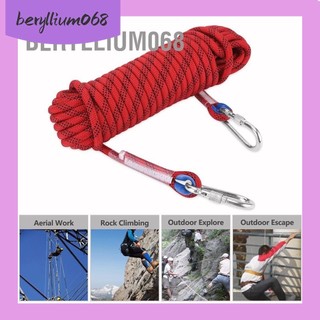 Dây thừng cứu hộ cho leo núi hạng nặng 12mm với phụ kiện dây leo Carabiner - Beryllium068