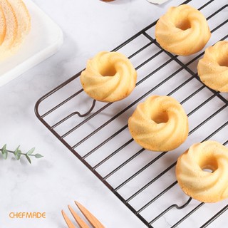 Giá làm bánh và làm mát CHEFMADE, Giá đỡ dây hình chữ nhật 12,2 Inch chống dính WK9936