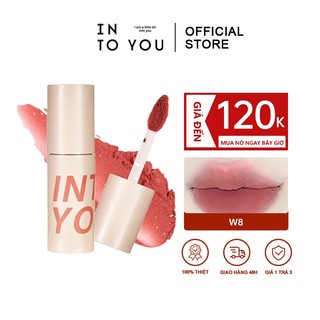 INTO YOU Son Kem Bùn Môi Lì Mềm Mịn Như Nhung Giúp Làm Giảm Thâm Môi