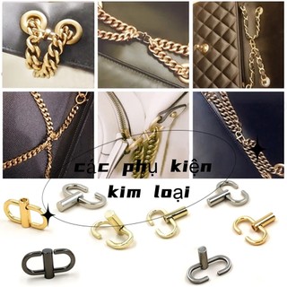 Khóa kim loại cho túi xách thiết kế độc đáo tiện dụng