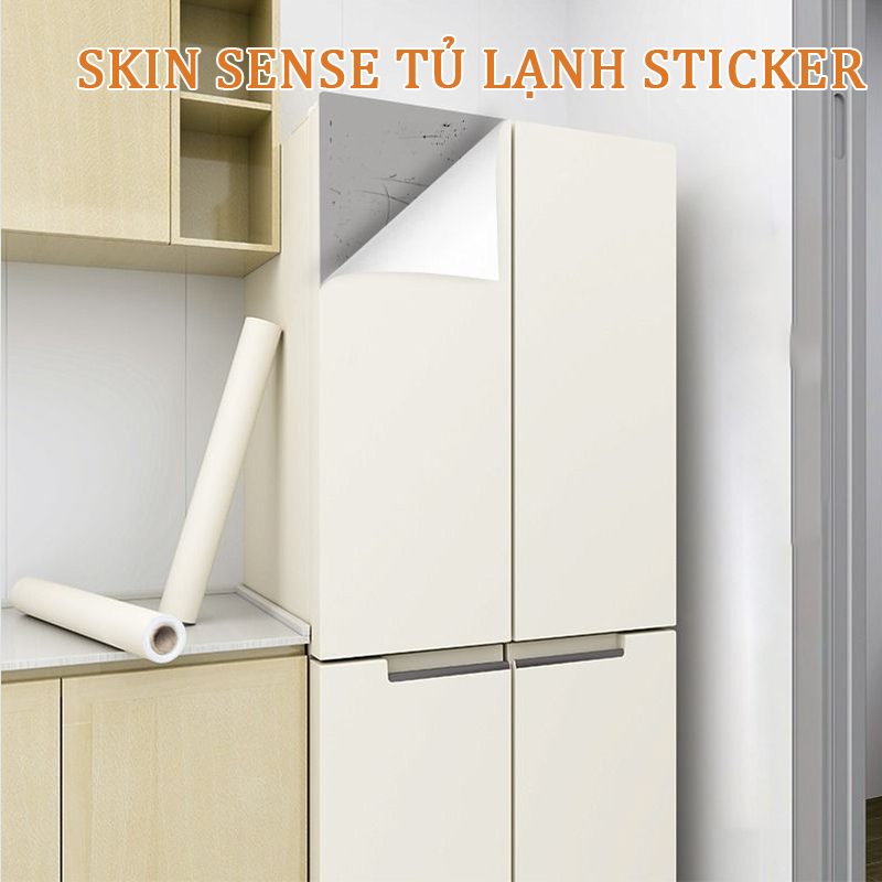 Miếng dán tủ lạnh sửa đổi màu sắc bảo vệ phim -Decal dán tủ lạnh