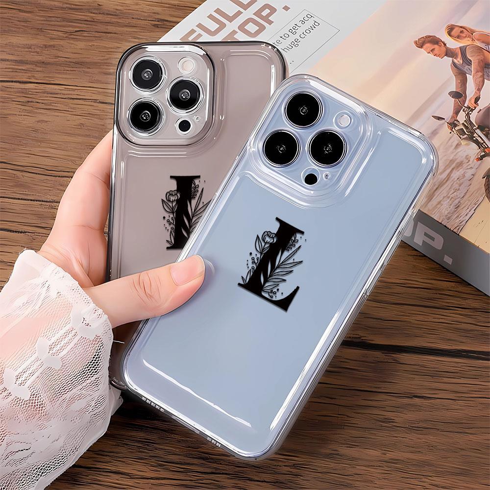 Ốp Lưng Chữ L Tương Thích Cho iPhone 15 14 11 12 13 Pro MAX 14 Pro MAX 6 6S 7 8 Plus X XR XS MAX SE 