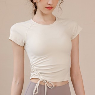 Áo thun chạy bộ mới tay ngắn Pilates yoga hàng đầu thể dục mặc nữ chuyên nghiệp thoáng khí nhanh khô tập thể dục leotard