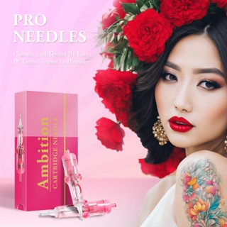 Ambition Chính Hãng | Kim Phun Xăm Môi & Lông Mày 20 Cây | Chất Lượng Cao, Ra Kim Ổn Định | Kim Máy Pen Phun Xăm