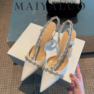 MAIYALUO Giày Cao Gót Mũi Nhọn GIÀY 2024 HOTSALE Cho Nữ Cổ điển Đường may tỉ mỉ Kiểu dáng độc đáo Mềm mại FGD23C02CZ 49Z231204
