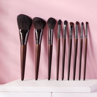 OVW Bộ cọ trang điểm Trang điểm mặt Bộ cọ trộn phấn mắt 9 chiếc XQ145111213141920