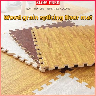  Gạch lát sàn hạt gỗ Thảm xốp EVA Thảm lồng vào nhau Sàn gạch Thảm tập thể dục xếp hình gỗ   Biên giới - Phòng chơi tại nhà Tầng hầm Căn hộ Triển lãm thương mại Bé Khiêu vũ 