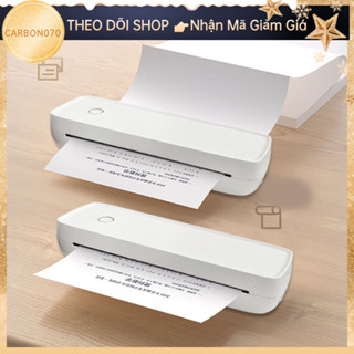 [Hàng Sẵn] Máy In Nhiệt Bluetooth Mini USB BT 203dpi Di Động Không Mực Cho Gia Đình Du Lịch【Carbon070】
