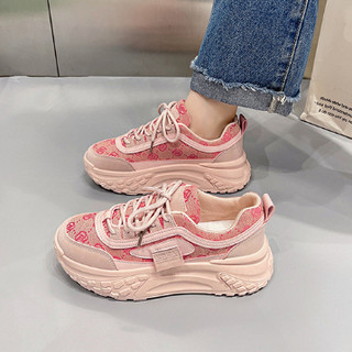 MIYULI giày thể thao nữ giày sneaker nữ 2024 NEW Thể thao và thời trang Hiện đại Phù hợp Mềm mại FLD2410BA1