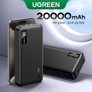 Ugreen 20000mAh 22,5W Max Power Bank Di động PD Sạc nhanh PowerBank cho iPhone 15 Laptop Notebook Sạc nhanh Pin ngoài