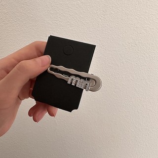 Kẹp Tóc Mỏ Vịt Đính Đá zircon Lấp Lánh Cao Cấp