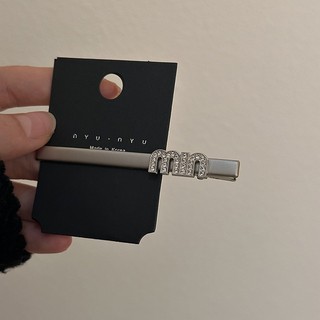 Kẹp Tóc Mỏ Vịt Đính Đá zircon Lấp Lánh Cao Cấp
