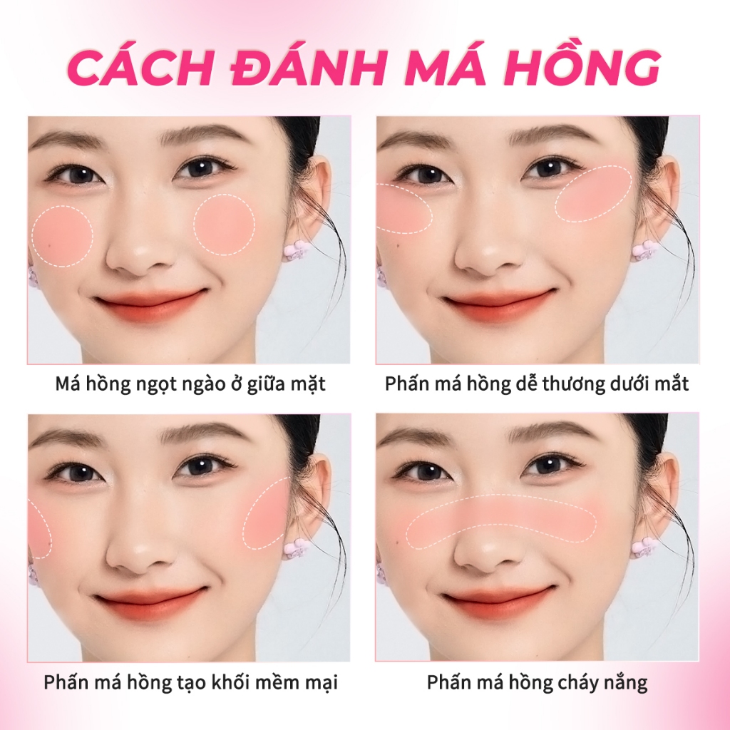[SACE LADY] Phấn má hồng dạng nước SACE LADY bền lâu trang điểm tự nhiên thời trang | BigBuy360 - bigbuy360.vn