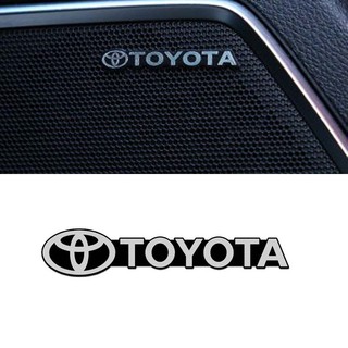 1 Cái Cho toyota Nhôm Huy Hiệu logo Huy Hiệu Thay Thế Loa Miếng Dán Biểu Tượng
