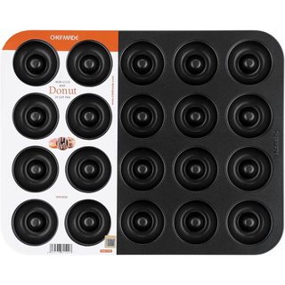 Chảo bánh rán chefmade, máy nướng bánh rán vòng chống dính 20 ngăn để nướng bánh wk9929 / wk98988