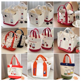 Gjcute Túi Xách Vải canvas Màu Trơn Sức Chứa Lớn Kiểu Dáng Đơn Giản Dành Cho Nữ