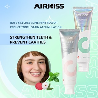  AIRKISS ToothPaste Tăng cường răng miệng tươi ROSE & LYCHEE / LIME MINT FLAVOR