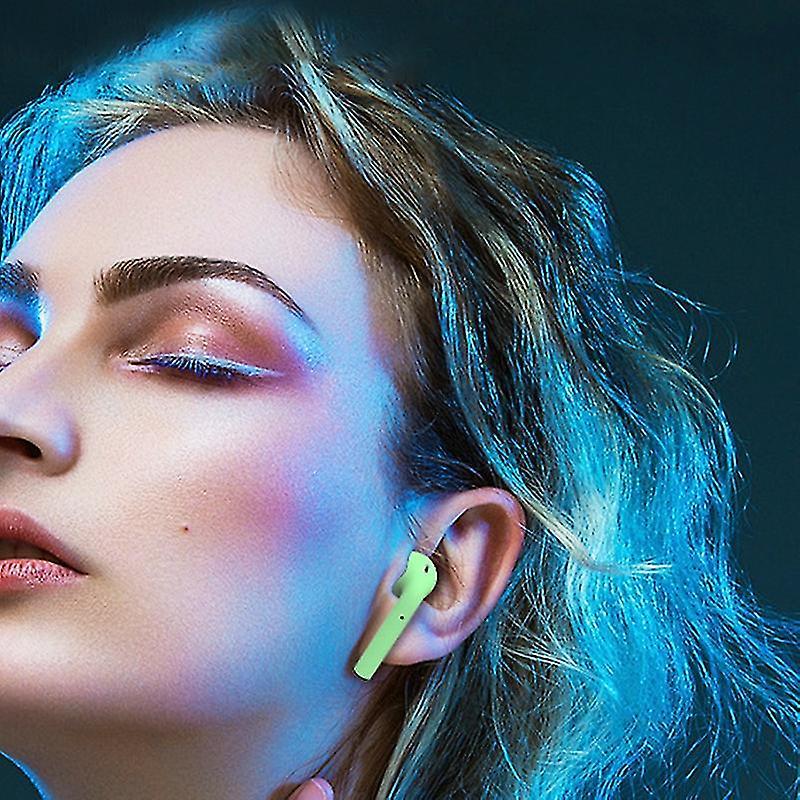 Tai nghe bluetooth màu macaron tai nghe 3d touch tws 5.0 tai nghe thể thao i12 không dây có mic