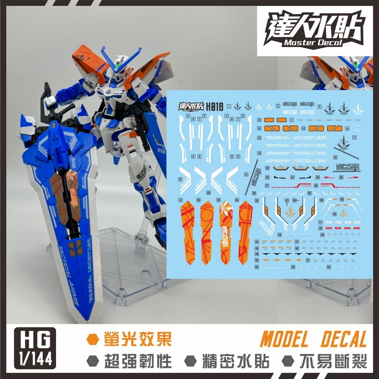 [Dr MASTER DECAL] HG 1 / 144 H020 Gundam Astray Blue Frame D MBF-P03D huỳnh quang