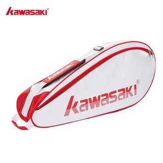 Túi đựng vợt cầu lông Kawasaki KBB-8338 & KBB-8340 & KBB-8341 thiết kế có 3 ngăn đựng giày tiện dụng