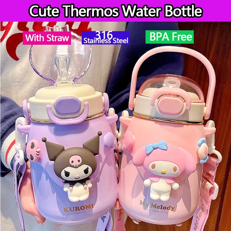 bình nước giữ nhiệt cute Sanrio bình nước cho bé bình nước cho bé gái