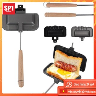 Ready in VN ✔ Chảo nướng bánh sandwich hai mặt Máy làm bánh quế Kuali Crepe, Máy làm bánh mì Hotdog Simplus Bread Stick Grill pancake, Nồi gas áp dụng chịu nhiệt độ Acuan