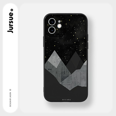 Ốp lưng JURSUE nam silicon mềm chống bẩn đơn giản cho iPhone 17 16 15 14 13 12 11 Pro Max SE 2020 X XR XS ip 8 7 Plus kute Y5025Q