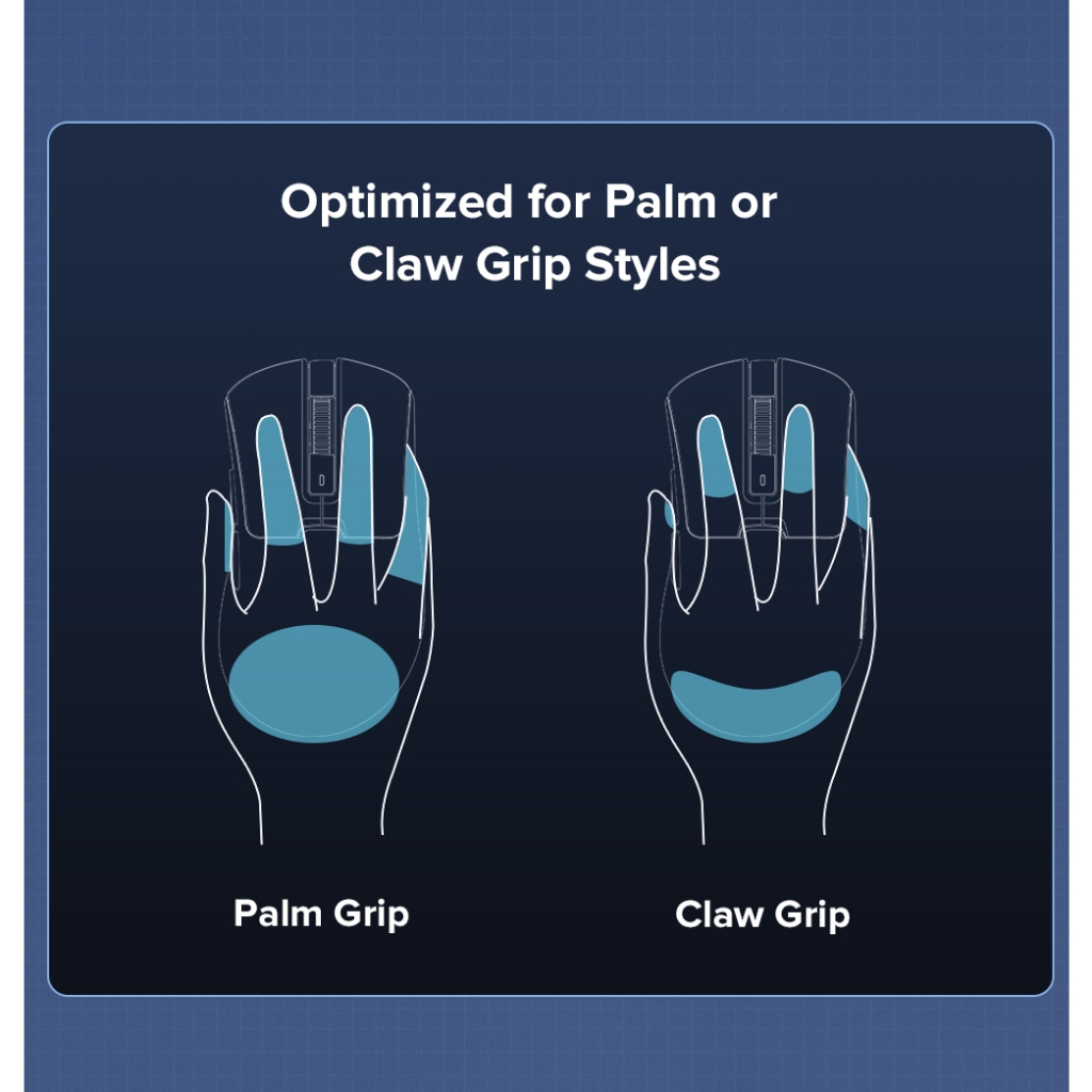 Delux M900 PRO M900PRO PAW3395 63g 8K Tần suất bỏ phiếu 26000DPI Dongle không dây 2.4g Chuột chơi game | BigBuy360 - bigbuy360.vn