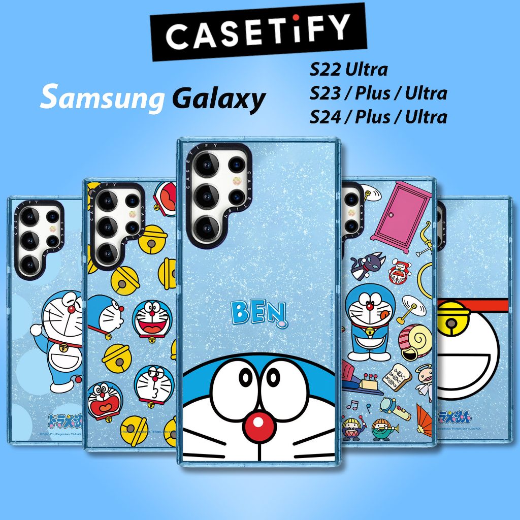 Ốp lưng Doremon casetify samsung Ốp điện thoại cho Samsung Galaxy S26Ultra S25Ultra S24Ultra S23Ultr