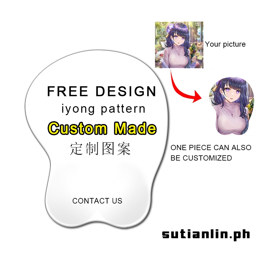  Miếng lót chuột cổ tay bằng silicon được làm theo yêu cầu của Anime 