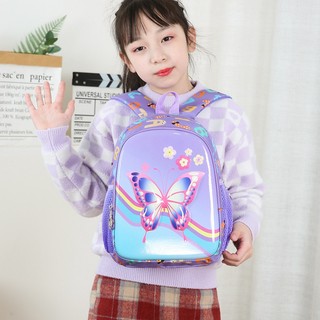 Ba lô mẫu giáo trẻ em, ba lô bướm dễ thương, ba lô phi hành gia hoạt hình, ba lô vỏ cứng cho bé trai và bé gái