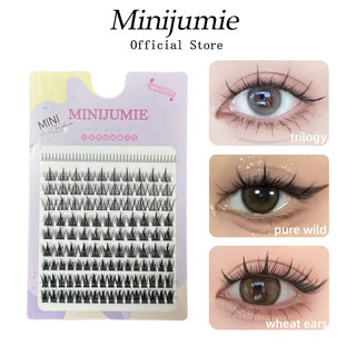  Minijumie Gói hỗn hợp lông mi trên và dưới Bộ ba lười tự nhiên & Lông mi giả hỗn hợp Maisui Pure Wild 11   12   13mm một gói 