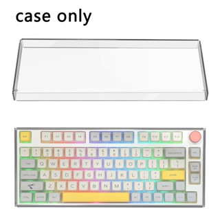  Geekria 75% Núm Acrylic Trong Suốt Chống Bụi Bàn Phím Cho 84 Phím Bàn Phím Tương Thích Với GMMK PRO Glorious 75% Keydoous NJ80-AP Leobog Hi75 