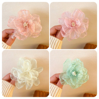 Kẹp tóc hoa Camellia Mũ đội đầu nữ tính ngọt ngào