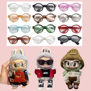 Kính Labubu Chiều dài 6,5cm, dành cho Búp bê sang trọng Labubu Macaron Labubu V2 BAO-ao và 1 / 3 Búp bê BJD Kính búp bê nhựa