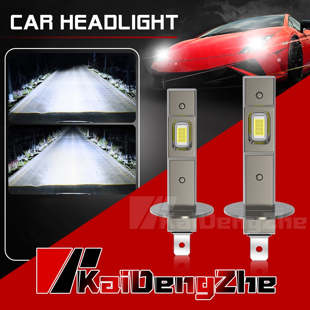 2 Miếng Thương Hiệu Mới H1 LED Đèn Pha Ô Tô Sương Mù 13W 6500K Đèn Sương Mù Siêu Sáng Đèn Ô Tô Màu Trắng Ban Ngày Chạy Ánh Sáng